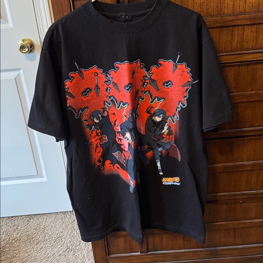 Anime Graphic Black and Red Tee